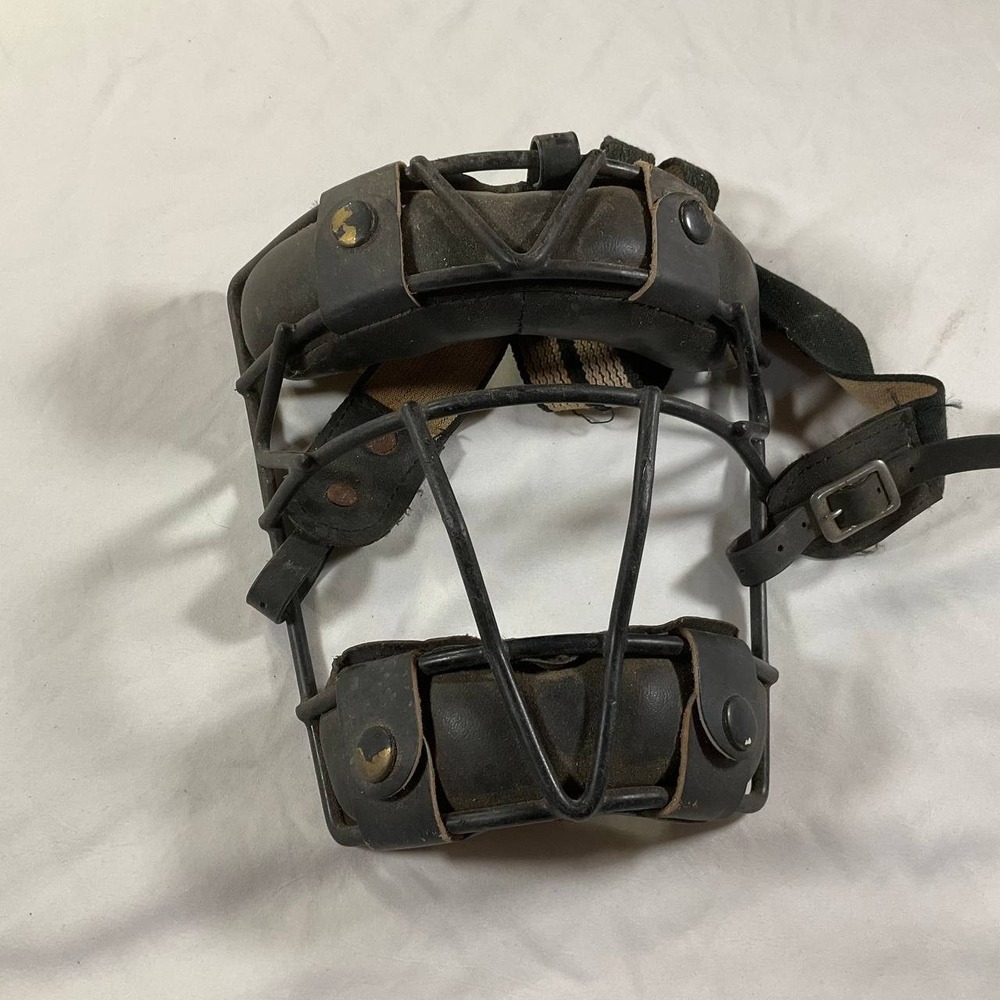 Vintage Baseball Catchers Metal Cage Face Mask - Old Sports‎ Rustic Tru-Play